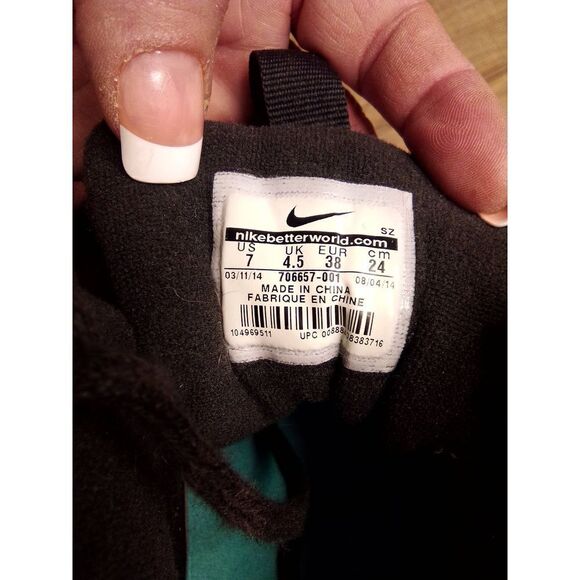 Nike Air Max 1 Mid Sneakerboot Liberty Women's Dark Ash/Black-Neutral Gr… - Picture 8 of 8